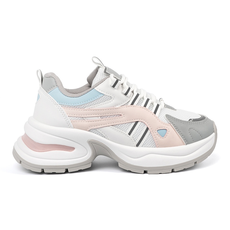 Pastel women's sports shoes on the platform pink 2 Pastel women's sports shoes on the platform pink 2