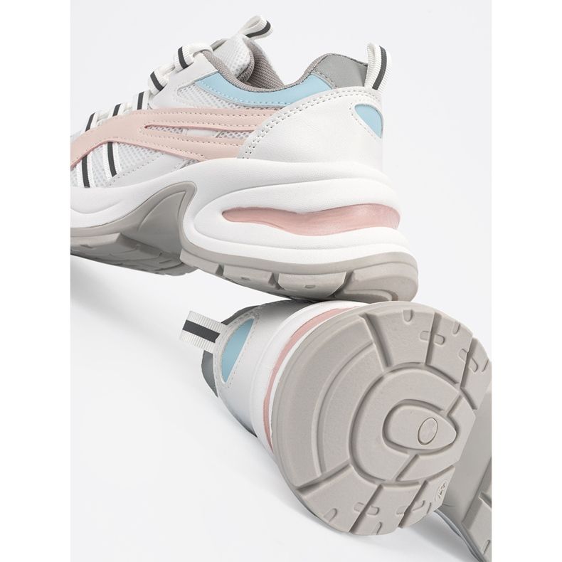 Pastel women's sports shoes on the platform pink 1 Pastel women's sports shoes on the platform pink 1
