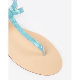 Women's blue -style blue sandals 1