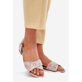 Maciejka flat sandals 04614-22 beige 1