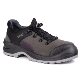 Fagum-Stomil Men's leather shoes Techwork 1165p S2 SR gray grey 2