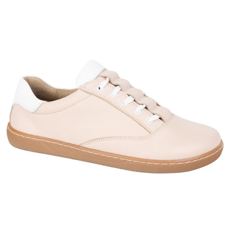 Sneakers Barefoot Women's Maja Olivier - Anatomical leather shoes Powder pink 1 Sneakers Barefoot Women's Maja Olivier - Anatomical leather shoes Powder pink 1