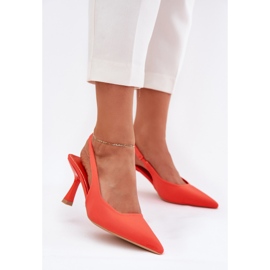 Women's sandals on an orange pin 2 Women's sandals on an orange pin 2