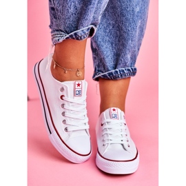 News Women's Fabric Sneakers, White 3 News Women's Fabric Sneakers, White 3