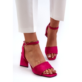 Vinceza Women's heels with eco-eco-echoes Fuksia pink 4