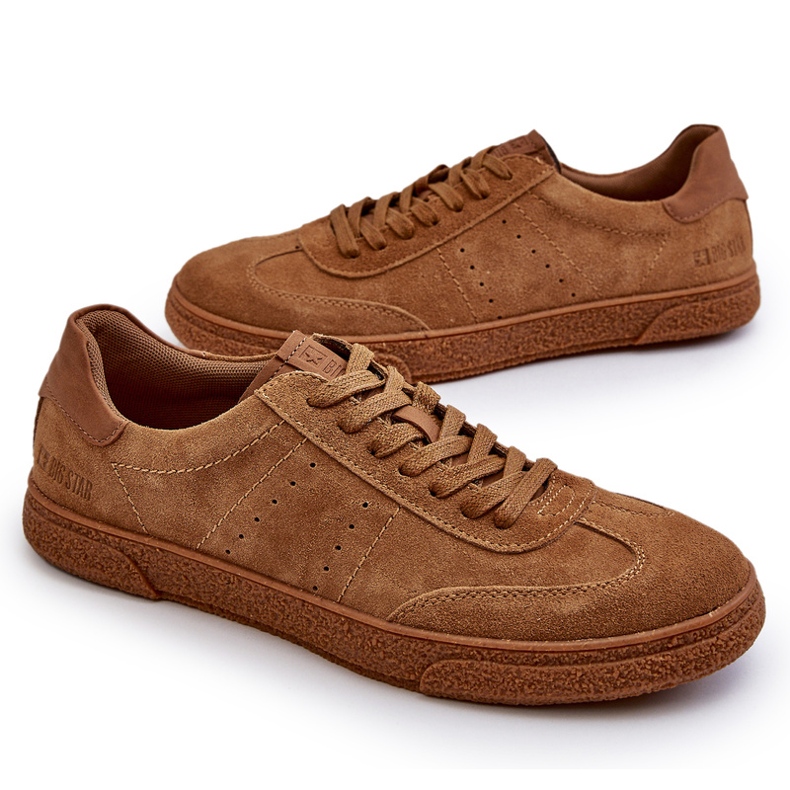 Men's Suede Sneakers Big Star NN174186 Camel beige 6