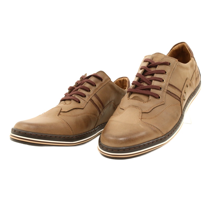 Polbut 1801 brown casual men's shoes 8