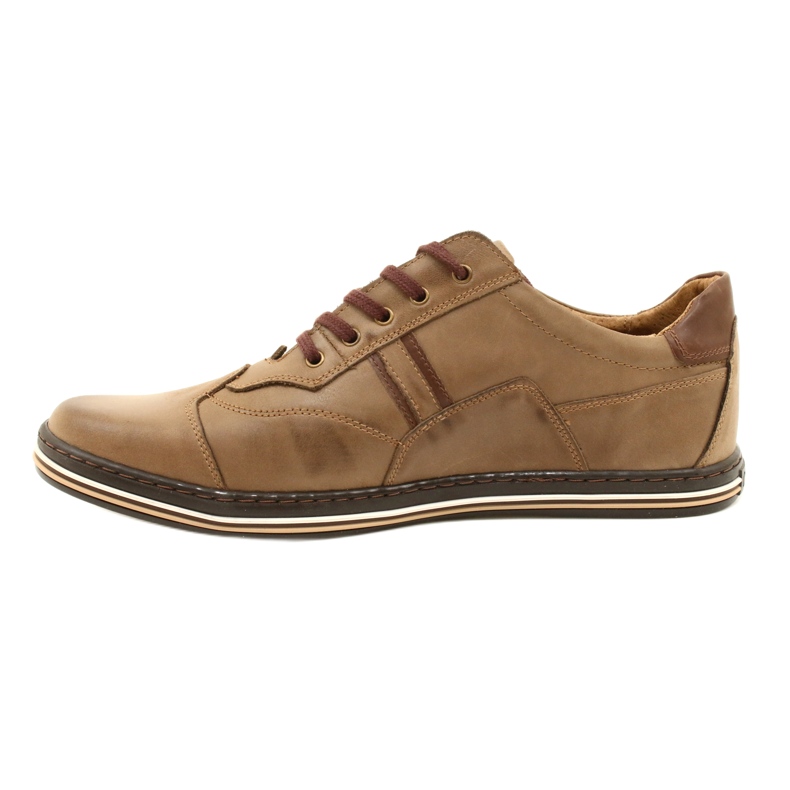 Polbut 1801 brown casual men's shoes 7
