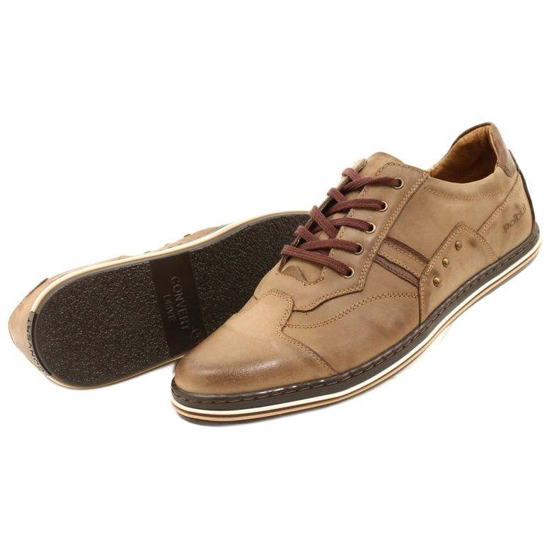 Polbut 1801 brown casual men's shoes 10