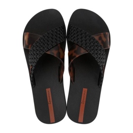 IPANEMA SLIDE SLIDE 27214 BC402 Black leopard flip -flops 2