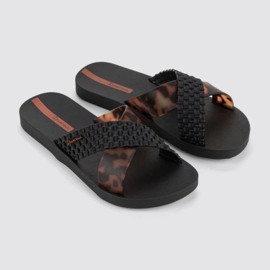 IPANEMA SLIDE SLIDE 27214 BC402 Black leopard flip -flops 3