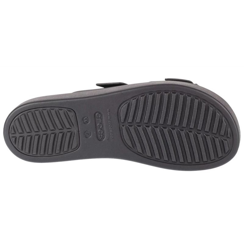 Crocs Brooklyn Low Wedge Sandal 207431-001 flip-flops black 3