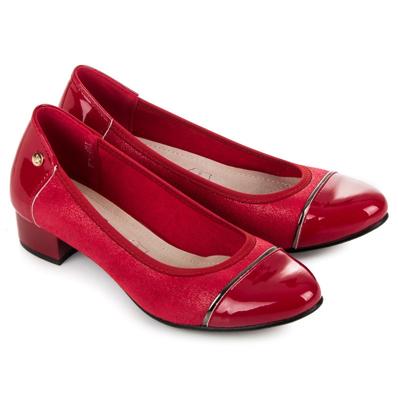 Vices Casual low-heeled shoes red 1