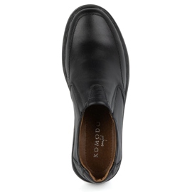 KOMODO Men's shoes made of natural leather Slip-On 854K black 6 KOMODO Men's shoes made of natural leather Slip-On 854K black 6