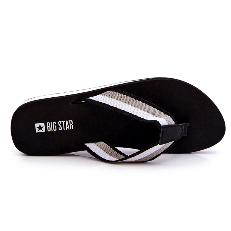 Women's Big Star Platform Flip Flops LL274781 Black 5