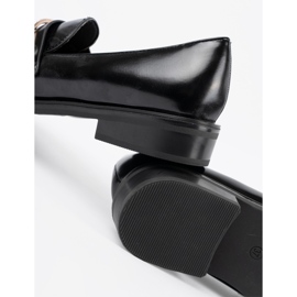 Seastar Black varnished loafers with pearls 1