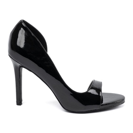 Goodin Painted pumps with bare fingers black fingers 2