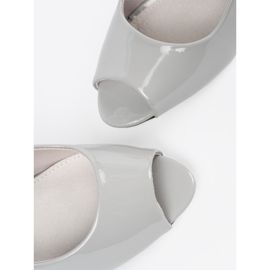 Goodin Gray painted high heels grey 1