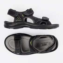 Shelvt Black sports sandals 1