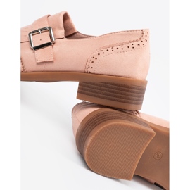 Seastar Pink suede flat loafets 1 Seastar Pink suede flat loafets 1