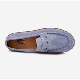 Men's loafers with blue braid 2