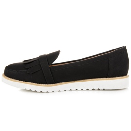 Vices Loafers with a decorative buckle black 1