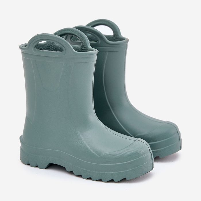 Children's galoshes of Lemigo Doggy 735 Green 1