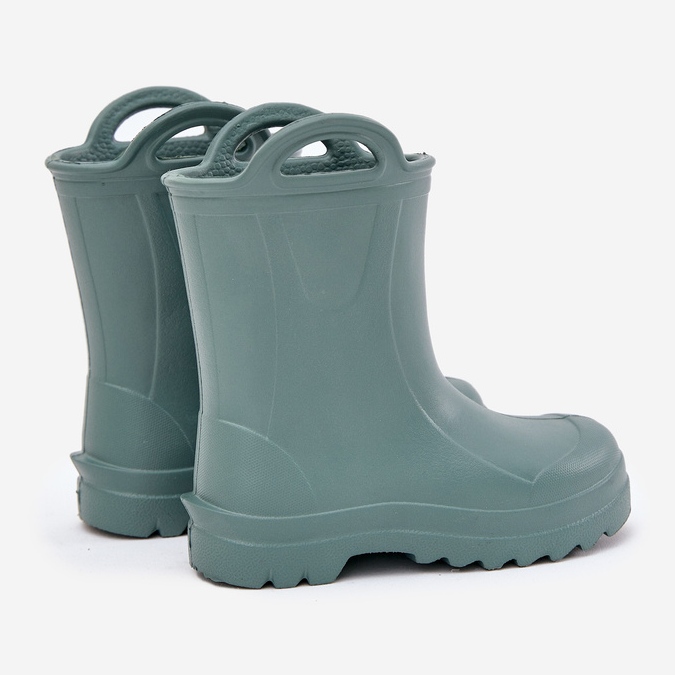 Children's galoshes of Lemigo Doggy 735 Green 2