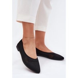 Women's mesh ballerinas black 2 Women's mesh ballerinas black 2