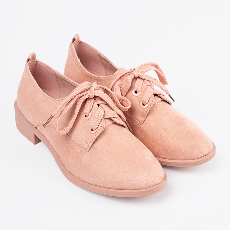 Seastar Light pink tied shoes 1