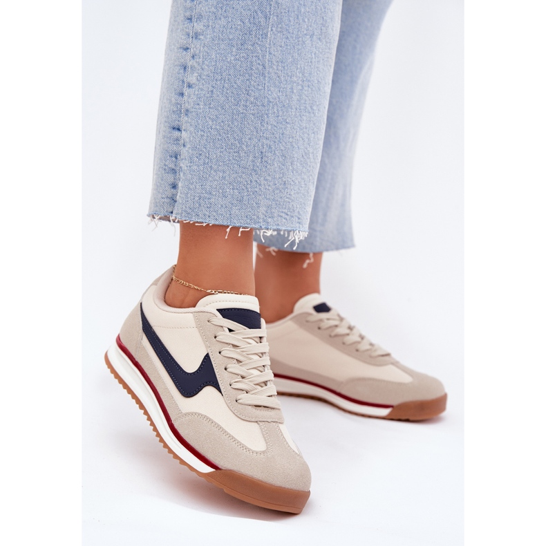 EVento Beige Women's Sneakers Sports Shoes 2 EVento Beige Women's Sneakers Sports Shoes 2