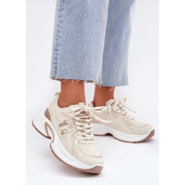 Women's sneakers on a massive beige sole 2 Women's sneakers on a massive beige sole 2