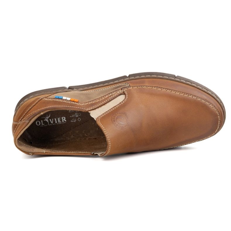 Olivier Slip-on 283GT Camel brown leather moccasins brown brown 5 Olivier Slip-on 283GT Camel brown leather moccasins brown brown 5