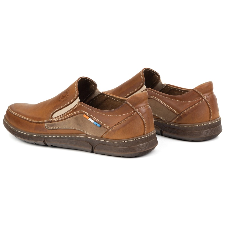 Olivier Slip-on 283GT Camel brown leather moccasins brown brown 3 Olivier Slip-on 283GT Camel brown leather moccasins brown brown 3