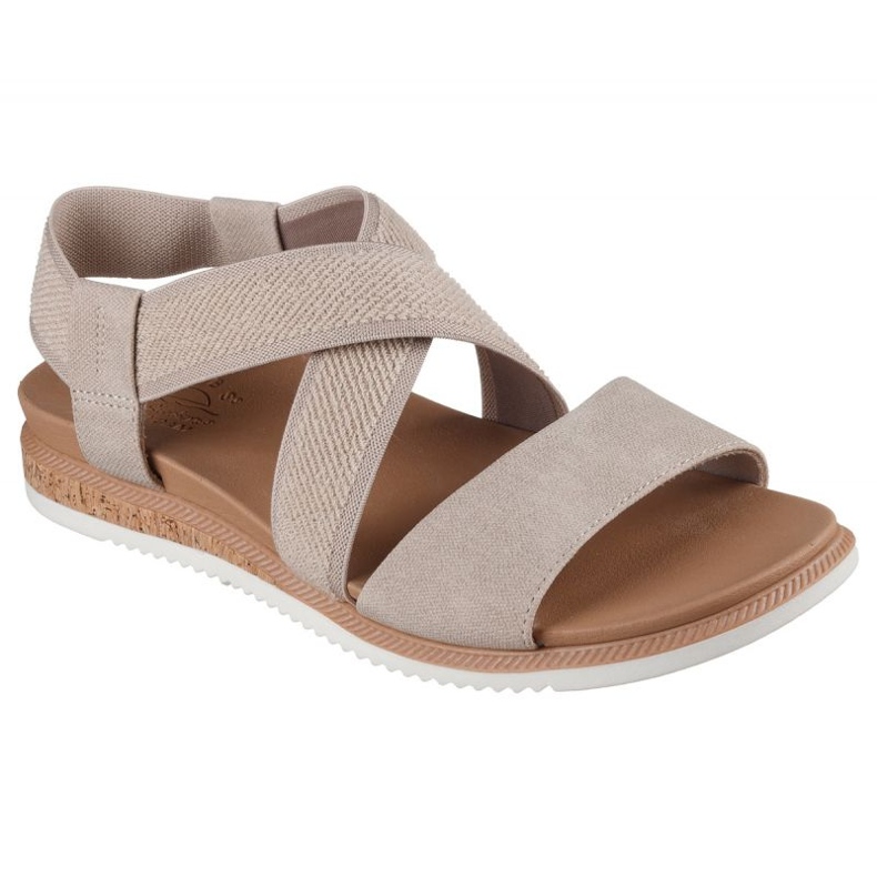 Sandals Skechers Bobs Desert Kiss Low 114705-Tpe beige 1 Sandals Skechers Bobs Desert Kiss Low 114705-Tpe beige 1