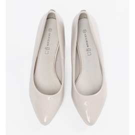 Goodin Light gray varnished women's high heels grey 2