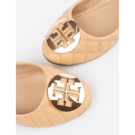 Beige ballerinas made of eco leather 1 Beige ballerinas made of eco leather 1