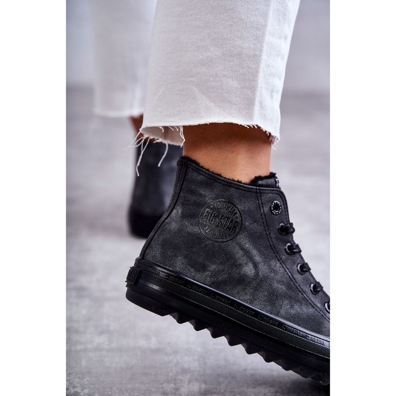 Women's Big Star Insulated Black GG274069 sneakers grey 2 Women's Big Star Insulated Black GG274069 sneakers grey 2