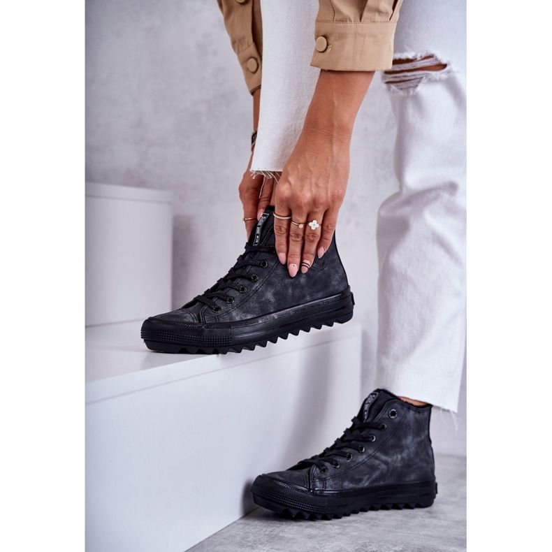 Women's Big Star Insulated Black GG274069 sneakers grey 3 Women's Big Star Insulated Black GG274069 sneakers grey 3