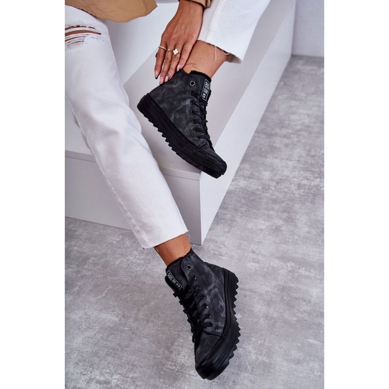 Women's Big Star Insulated Black GG274069 sneakers grey 5 Women's Big Star Insulated Black GG274069 sneakers grey 5