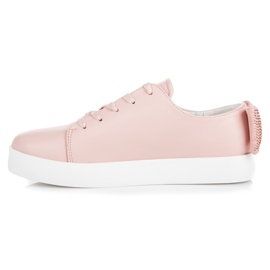 Vices Tied Sneakers With A Bow pink 1
