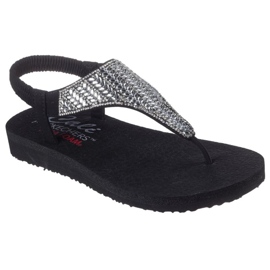 Sandals Skechers Meditation - Glamoous Muse in 119744 -BLK black 1 Sandals Skechers Meditation - Glamoous Muse in 119744 -BLK black 1