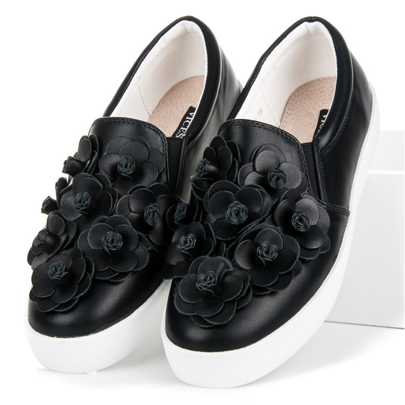 Vices Decorative slipons black 1