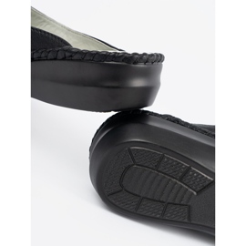Shelvt Black Eco Casual Leather Slippers 1