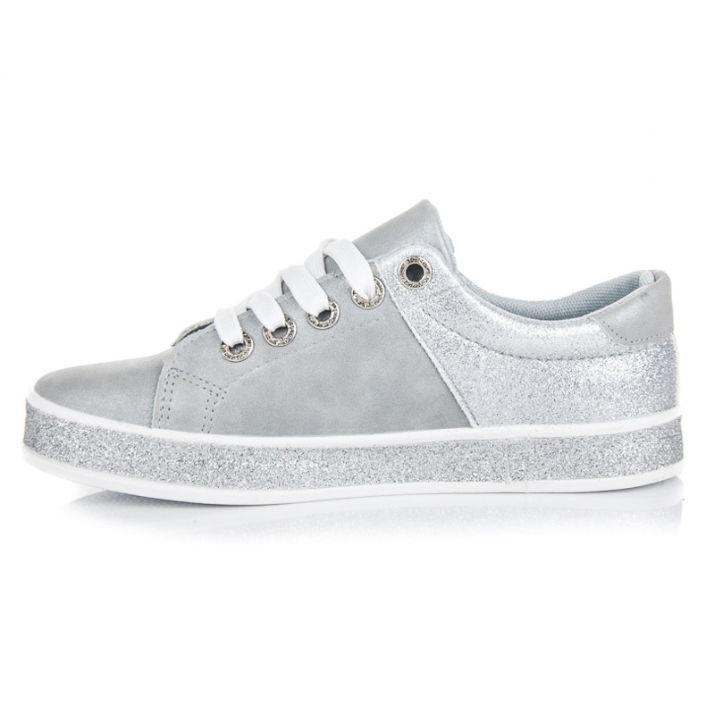 Seastar Gray sneakers with a binding grey 1
