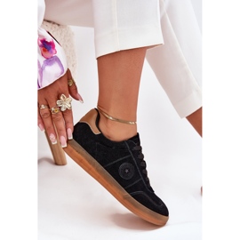 Women's suede Sneakers Big Star RR274851 Hi-Polish System Black 2 Women's suede Sneakers Big Star RR274851 Hi-Polish System Black 2