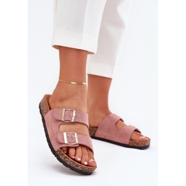 Boto Women's Cortina light pink sole slippers 2 Boto Women's Cortina light pink sole slippers 2
