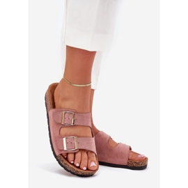 Boto Women's Cortina light pink sole slippers 1