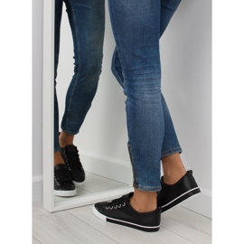 Black women's sneakers A88-07 Black 1