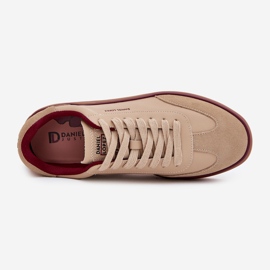 Women's leather sneakers big star by Daniel Lopez SS2D4007 beige 2 Women's leather sneakers big star by Daniel Lopez SS2D4007 beige 2